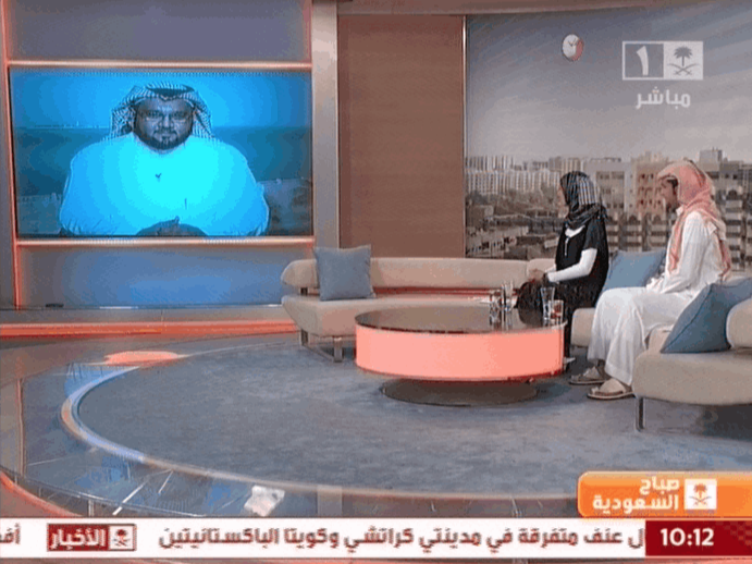 عبدالله اليوسف في صباح الخير السعودية الحديث عن الإخراج التلفزيوني